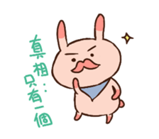 RABBIT or Bear? sticker #9500538