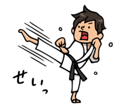 Do your best. karate sticker #9500561