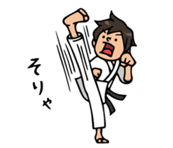 Do your best. karate sticker #9500563