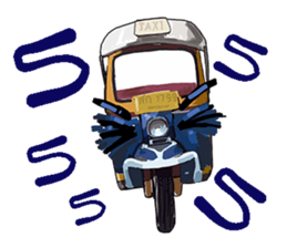 tuk-tuk sticker #9501149