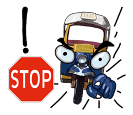 tuk-tuk sticker #9501152