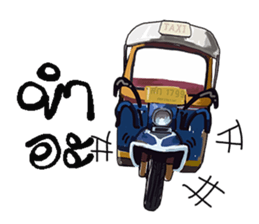 tuk-tuk sticker #9501155