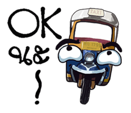 tuk-tuk sticker #9501157