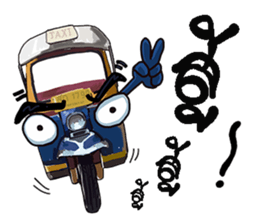 tuk-tuk sticker #9501162