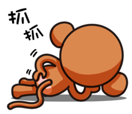 monkey die boy sticker #9501202