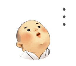 The little sramanera of Xuanzang sticker #9501277