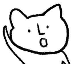 White loose creature sticker #9501944