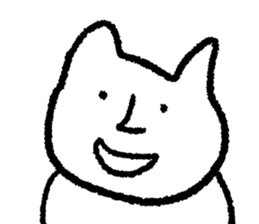 White loose creature sticker #9501945