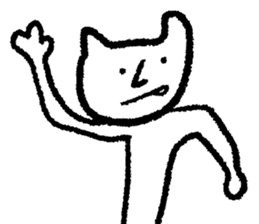 White loose creature sticker #9501949