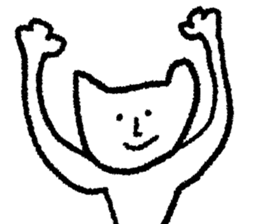 White loose creature sticker #9501954