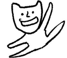 White loose creature sticker #9501956