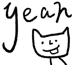 White loose creature sticker #9501957