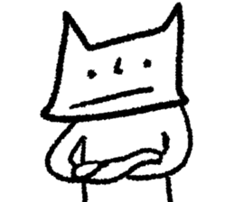 White loose creature sticker #9501958