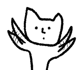 White loose creature sticker #9501960