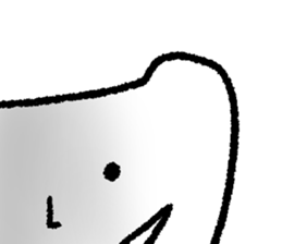 White loose creature sticker #9501966