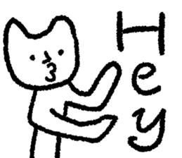 White loose creature sticker #9501967