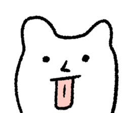 White loose creature sticker #9501969