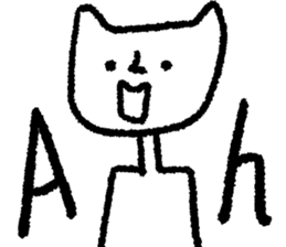 White loose creature sticker #9501971