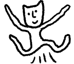 White loose creature sticker #9501972