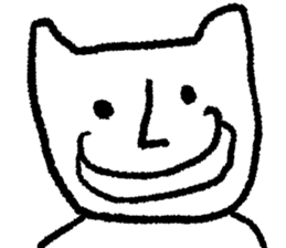 White loose creature sticker #9501973