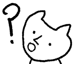 White loose creature sticker #9501974