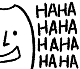 White loose creature sticker #9501975