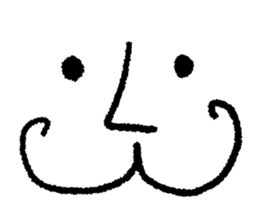 White loose creature sticker #9501977