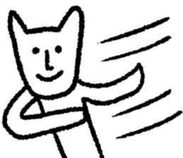 White loose creature sticker #9501979