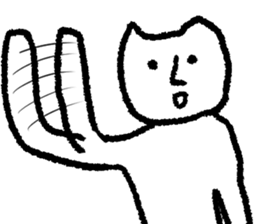 White loose creature sticker #9501983