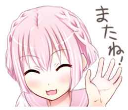 Hakata dialect high school girl sticker #9502225