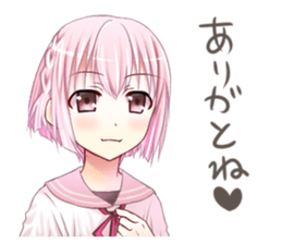 Hakata dialect high school girl sticker #9502245