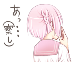 Hakata dialect high school girl sticker #9502256