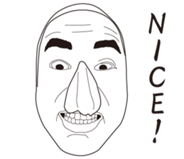 Big Nose Sticker sticker #9502559