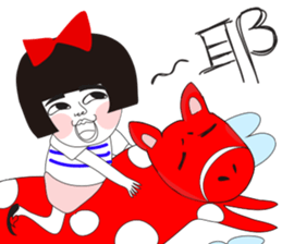 Naughty NANAKO- Celebrate New Year sticker #9502984