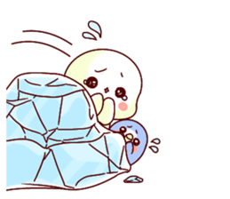 Fluffy seal! 3 sticker #9503157