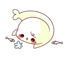 Fluffy seal! 3 sticker #9503160