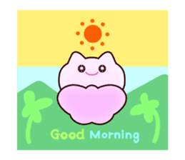 Fantasy Cloud Cat "Wingyo" sticker #9503505