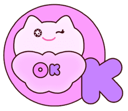 Fantasy Cloud Cat "Wingyo" sticker #9503536