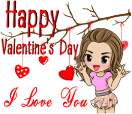 Single lady avant-garde sticker #9503661