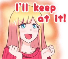 HAPPY LOVELY GIRL! (ENG) sticker #9504145