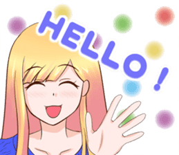 HAPPY LOVELY GIRL! (ENG) sticker #9504147