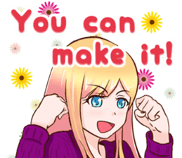 HAPPY LOVELY GIRL! (ENG) sticker #9504148