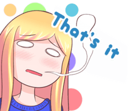 HAPPY LOVELY GIRL! (ENG) sticker #9504150