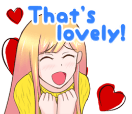 HAPPY LOVELY GIRL! (ENG) sticker #9504156