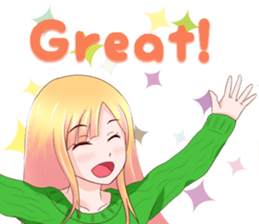 HAPPY LOVELY GIRL! (ENG) sticker #9504157