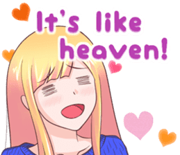 HAPPY LOVELY GIRL! (ENG) sticker #9504158