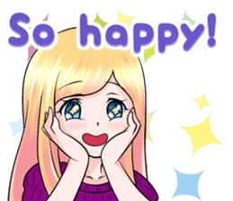 HAPPY LOVELY GIRL! (ENG) sticker #9504160