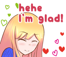 HAPPY LOVELY GIRL! (ENG) sticker #9504161
