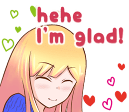 HAPPY LOVELY GIRL! (ENG) sticker #9504161