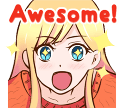 HAPPY LOVELY GIRL! (ENG) sticker #9504165